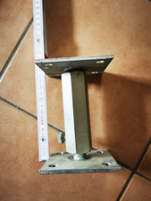 Pfostenanker Stützenfüß Pfostenträger verstellbar verzinkt ca 135-200 neuwertig