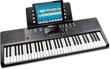 Rockjam RJ361 Keyboard Compact 61 Tasten mit Notenständer Piano Retour-Ware