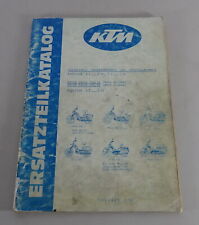 Ersatzteilliste / Teilekatalog KTM Mofa 505 S / SL / Cross /  L / LS von 01/1980