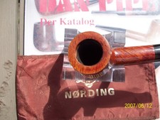 Pfeife Erik Nording 2 Handmade gebraucht 9mm F.Made in Dänemark,Beutel