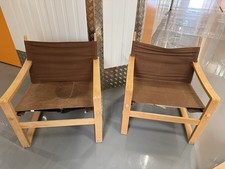 2x Safari Sessel Bernstorffsminde Dänemark 1960er Midcentury Design