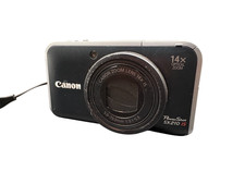 Canon Power Shot SX210 IS Digitalkamera Schwarz Kompakt 14.1 MP 14x Zoom