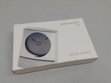 Jacob Jensen Wake Up Clock silber - Neu !!!