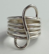 Designer Ring Modernist 925er