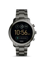 Fossil Q Explorist (3. Gen) Smartwatch Grau Edelstahl 
