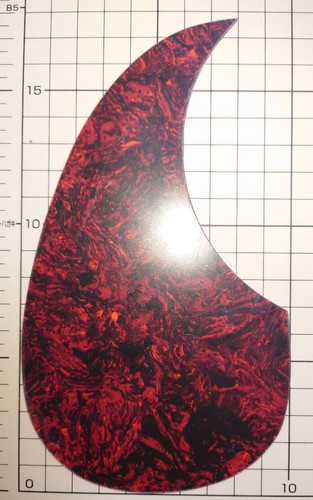 Rotes akustikgitarre - rotes,