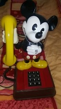 Mickey Maus Telefon - 1980 Walt Disney Gebraucht guter Zustand !!!