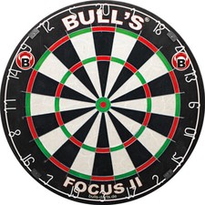 BULL'S Focus II Turnier Bristle Board Dartboard Turnierdartscheibe Dartscheibe