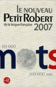 Nouveau petit robert 2007 - le,