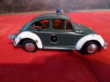 Schuco Micro Racer 1046 Volkswagen VW Käfer Polizei   (o. Ovp -Schlüssel)