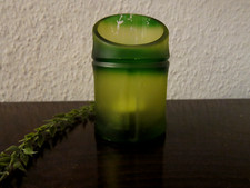 PARTYLITE Maxi -Teelichthalter Pillarkerzenhalter " Bambus " P 90661 Glas grün ³
