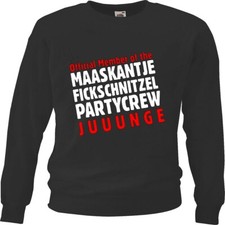 Sweatshirt Sweater Official Member Maaskantje Fickschnitzel Crew Motiv Nr. 2914