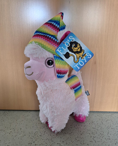 Plüsch alpaka regenbogen - plüsch,