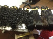 Europäisches Echtehaare Schnitthaare / 30 Bis 60 Rohhaare Naturfarbe Mind.100gr