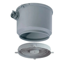 Kaiser HaloX-o Einbaugehäuse mit Deckel inkl. Universalfrontteil für Einbauspots