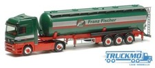 Herpa Fischer Spedition Mercedes Benz Actros Siloauflieger 4308