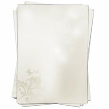 50 Blatt Briefpapier A4 Tonpapier Motivpapier Florale Edel Schreiben Basteln DIY