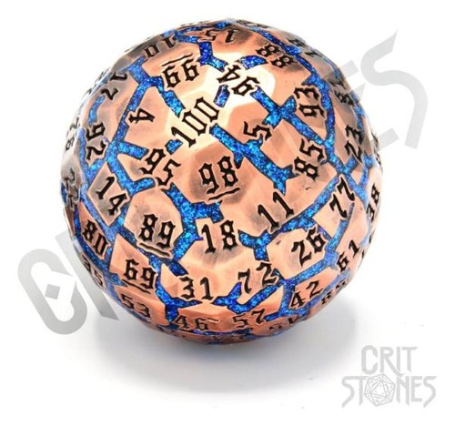 Critstones metall würfel d100 - critstones,