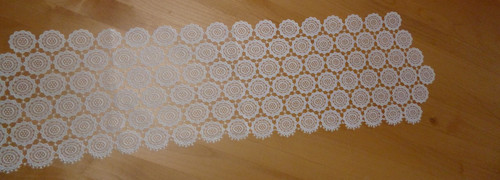 Cremeweiße tischdecke - cremeweiße, /