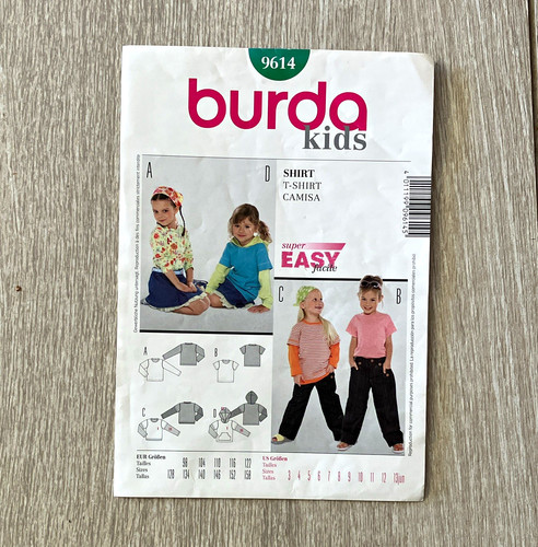 Burda schnittmuster 9614 - schnittmuster,