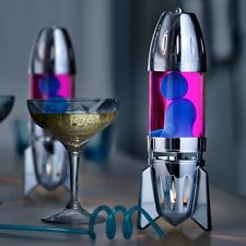 MATHMOS Fireflow Teelicht Lavalampe Chrom - Pink mit Blau Lava - PROMOARTIKEL