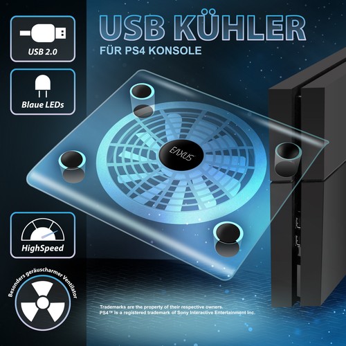 Playstation usb kühler - playstation, 4