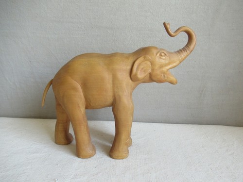 Alte holzfigur elefant - alte,