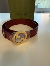 Gucci Gürtel Damen 80 Rot GG