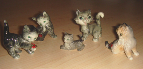 Stück goebel katzen mit - 5,