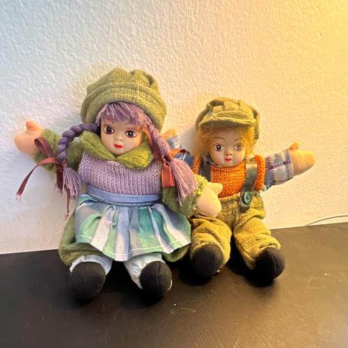 Vintage puppen paar - 2,