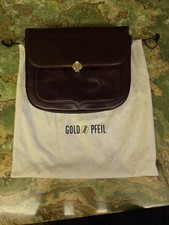 Goldpfeil Gold-Pfeil  Leder Bordeaux Sport Sattel Damentasche Spiegel