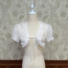 Damen Chiffon Cardigan Cropped