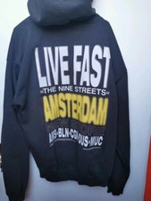 Lfdy Amsterdam Hoodie Live Fast Die Young L Grau Gelb Limited Live Fast Peso 6pm
