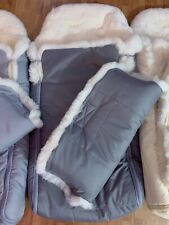 !Ausverkauf! Bio Kinder Fußsack 100% Lammfell Lammfellfußsack + Muff GRATIS, NEU