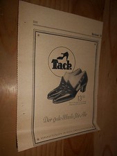 original Werbung Reklame Annonce Tack Schuhe ca. 40er Jahre