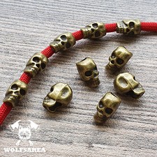 Totenkopf großlochperlen - totenkopf,