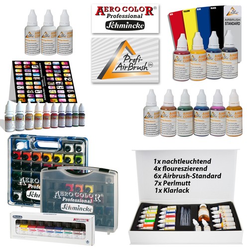 Airbrush farben komplett set - komplett,