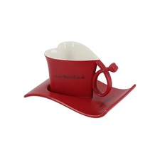 Herzförmiges Geschirr Set