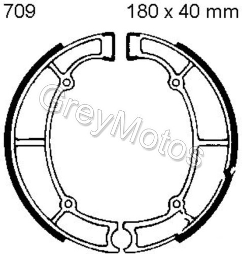 Bremsbacken kawasaki 450 - kawasaki,