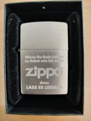Zippo mit tasche und - mit,