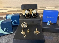 Pierre Lang Schmuck Konvolut 7Teile Ring Ohrringe Anhänger Modeschmuck Vergoldet