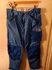 Snickers Arbeitshose Grösse 154 mit Holstertaschen, Blau ( wenig getragen )  #17