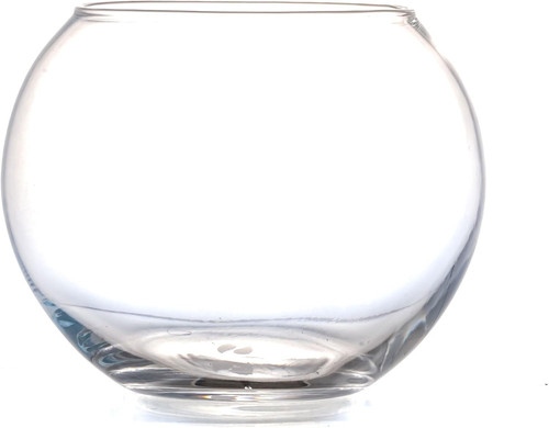 Glasvase rund goldfischglas - glasvase, rund,