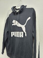 PUMA Hoodie – Grau/Weiß – Unisex – Größe 38/40