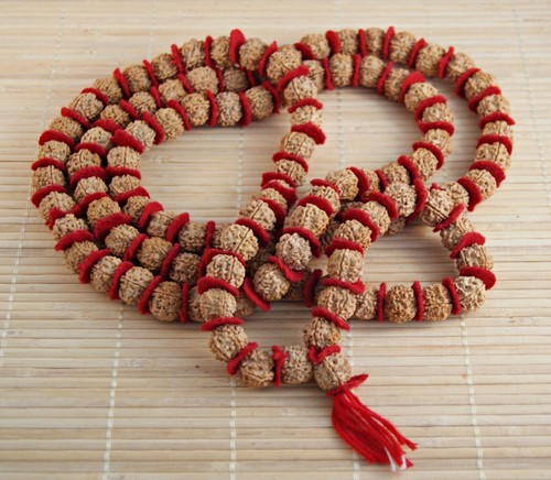 Rudraksha mala gebetskette - gebetskette, ~