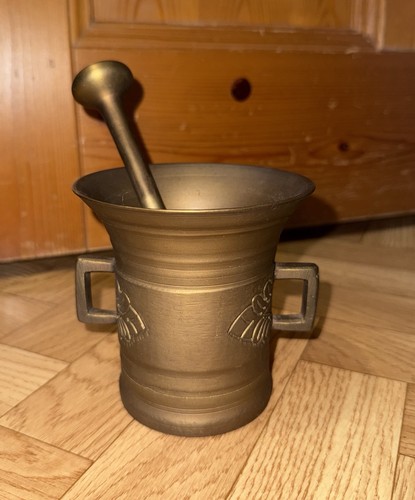 Alter mörser messing mit - mörser,,