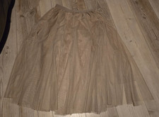 Tüll Rock braun Grüße M