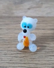 Kleine Glasfigur Teddybär