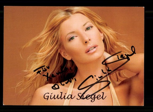 Giulia siegel autogrammkarte - giulia,