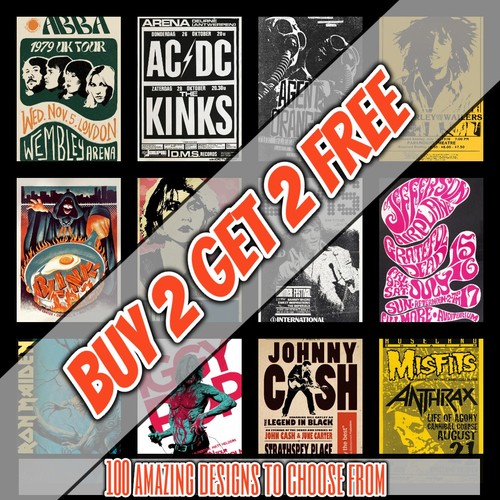 Rock konzert band musik poster - band,